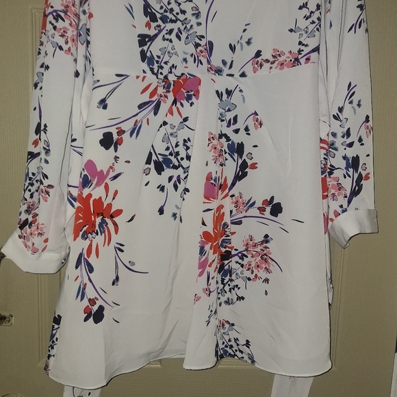 Rachel Rachel Roy Floral V-Neck Women's Dress With Tie  Size 0 - Picture 4 of 4